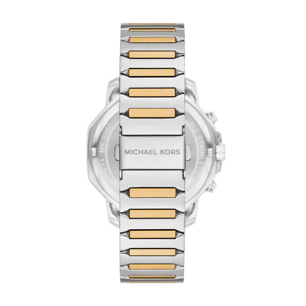 Michael Kors Prescott Chronograph Two-Tone Watch MK9260 Watches Michael Kors 