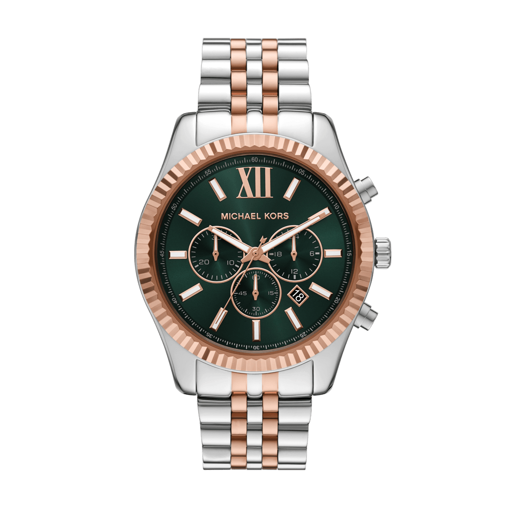 Michael Kors Lexington Chronograph Two-Tone Watch MK9265 Watches Michael Kors 