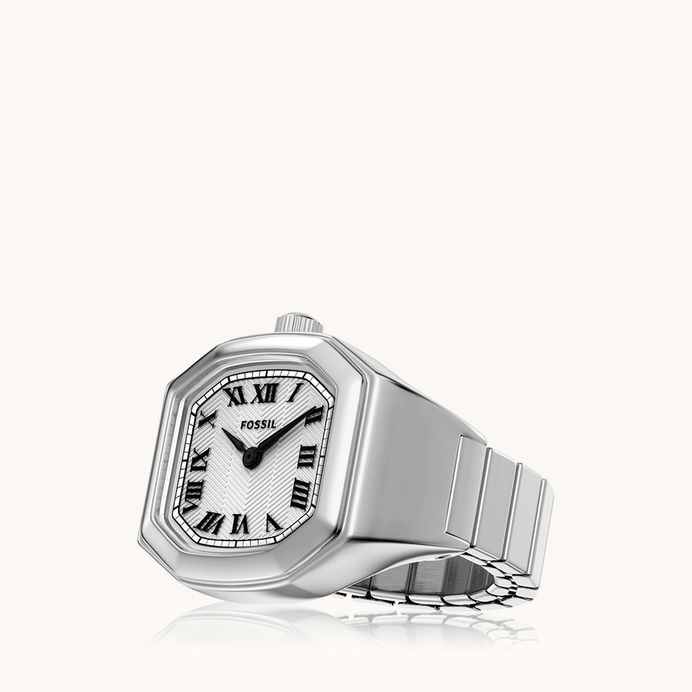 Fossil Harlow Silver Tone Ring Watch ES5482 Watches Fossil 
