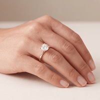 1.00ct Laboratory-Grown Diamond Round Solitaire Ring in 9kt Yellow Gold Rings Bevilles 