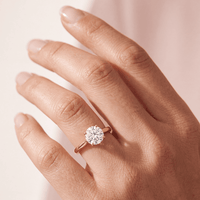 1.00ct Laboratory-Grown Diamond Round Solitaire Ring in 9kt Yellow Gold Rings Bevilles 