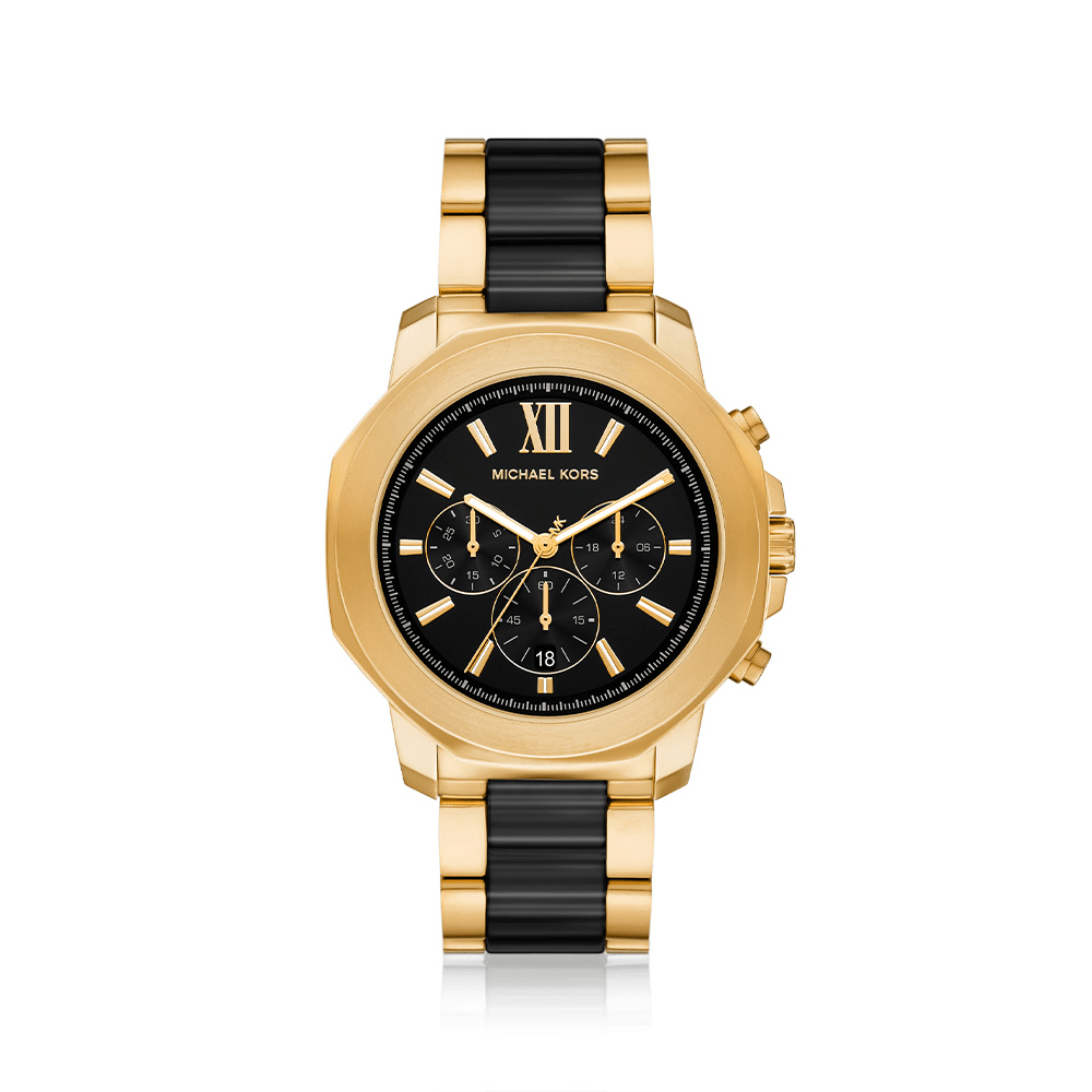Michael Kors Prescott Chronograph Two-Tone Watch MK9729 Watches Michael Kors 