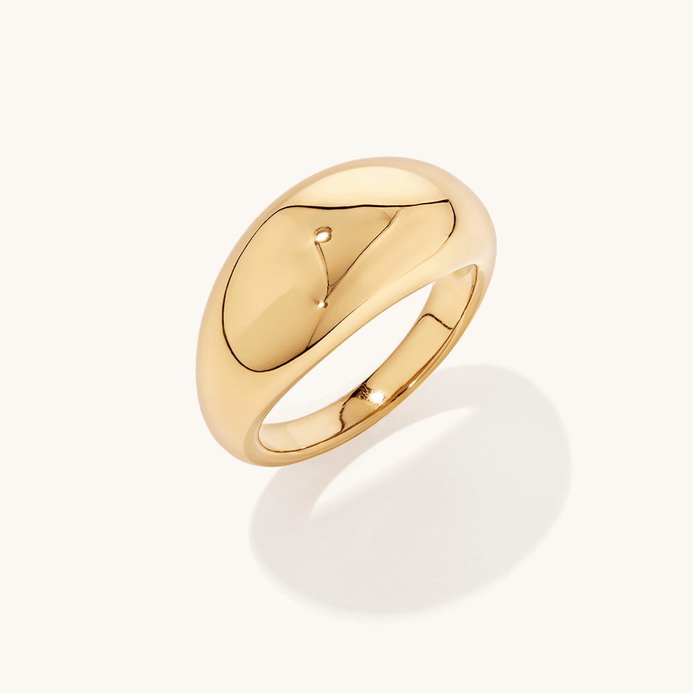 10mm Domed Ring in PVD Stainless Steel Rings Bevilles 