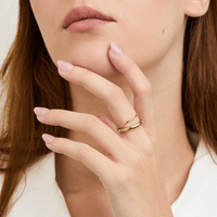 10mm Layered Ring in Waterproof PVD Stainless Steel Rings Bevilles 