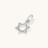 Star Of David Pendant in Sterling Silver Pendants Bevilles 