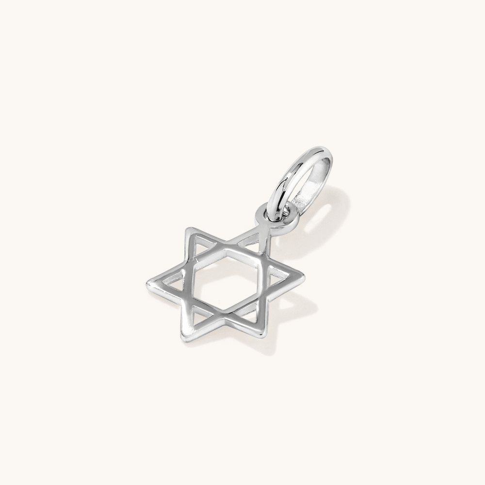 Star Of David Pendant in Sterling Silver Pendants Bevilles 