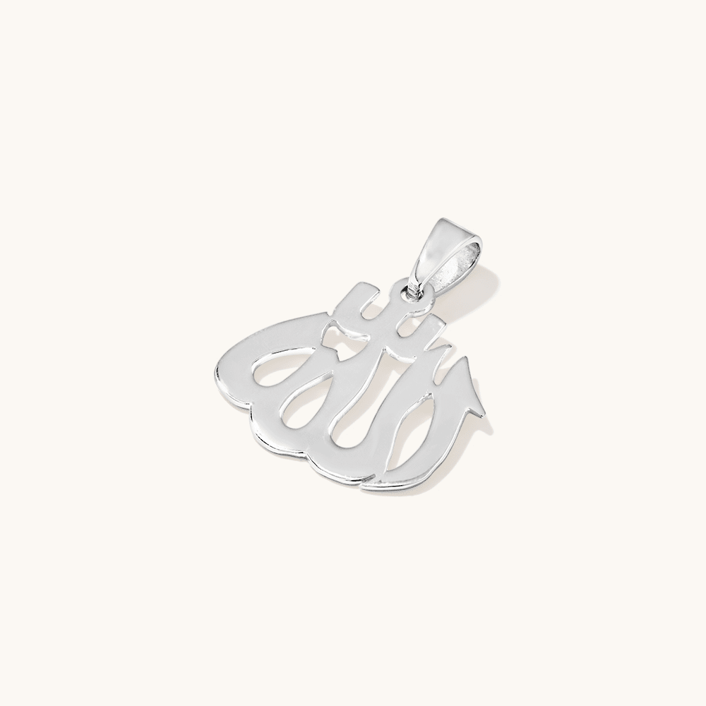 Allah Pendant in Sterling Silver Pendants Bevilles 