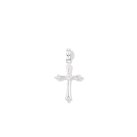 5 Cubic Zirconia Cross Pendant in Sterling Silver Pendants Bevilles 