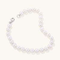 20cm Shell Pearl Bracelet in Sterling Silver Bracelets Bevilles 
