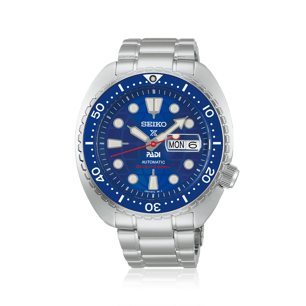 Seiko P.A.D.I Divers Automatic Limited-Edition Silver Tone Watch HBB002K Watches Seiko 