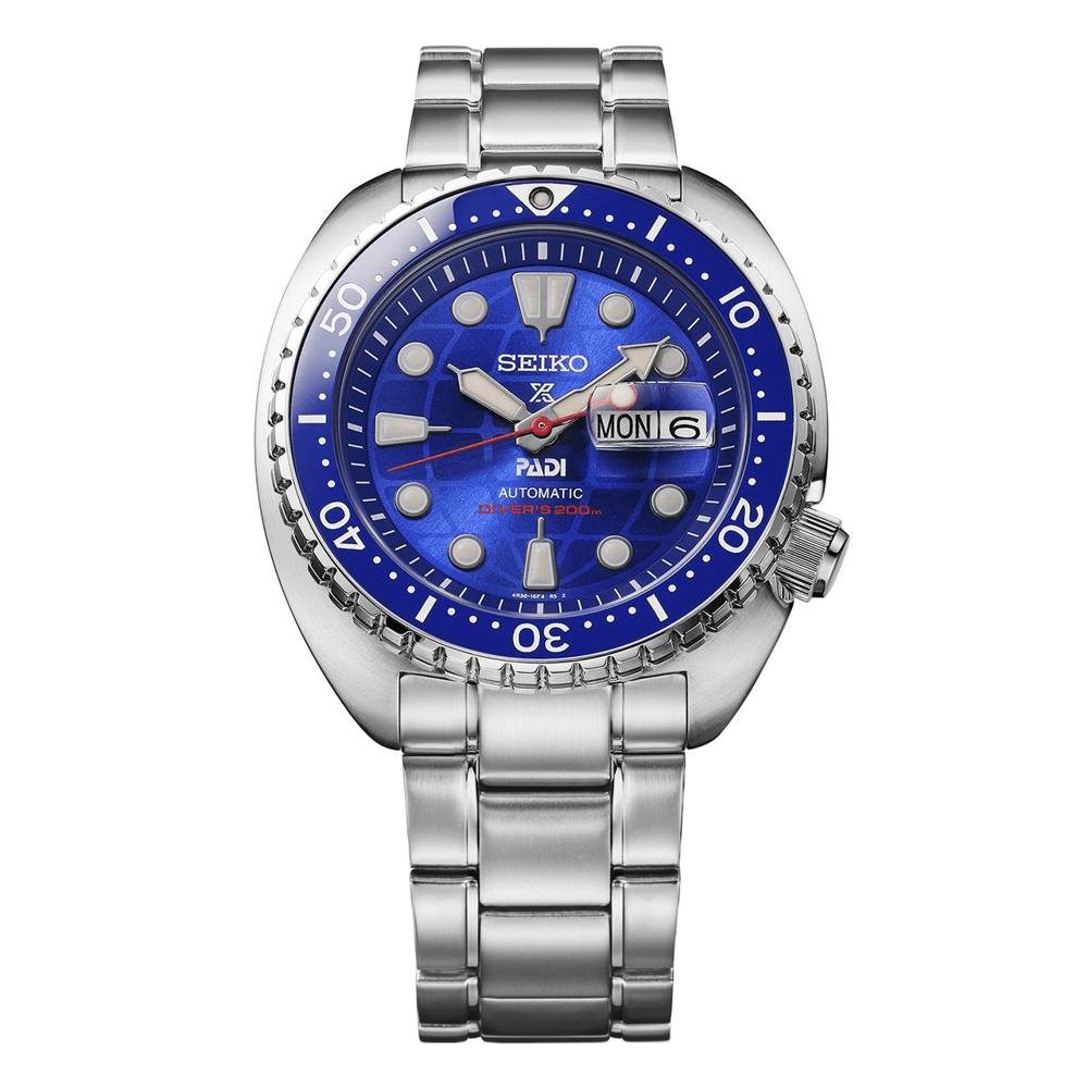 Seiko P.A.D.I Divers Automatic Limited-Edition Silver Tone Watch HBB002K Watches Seiko 