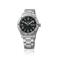 Seiko 5 Sports Automatic Silver Tone Watch HDB006K Watches Seiko 