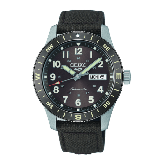 Seiko 5 Sports Automatic Brown Nylon Watch HDB009K Watches Seiko 