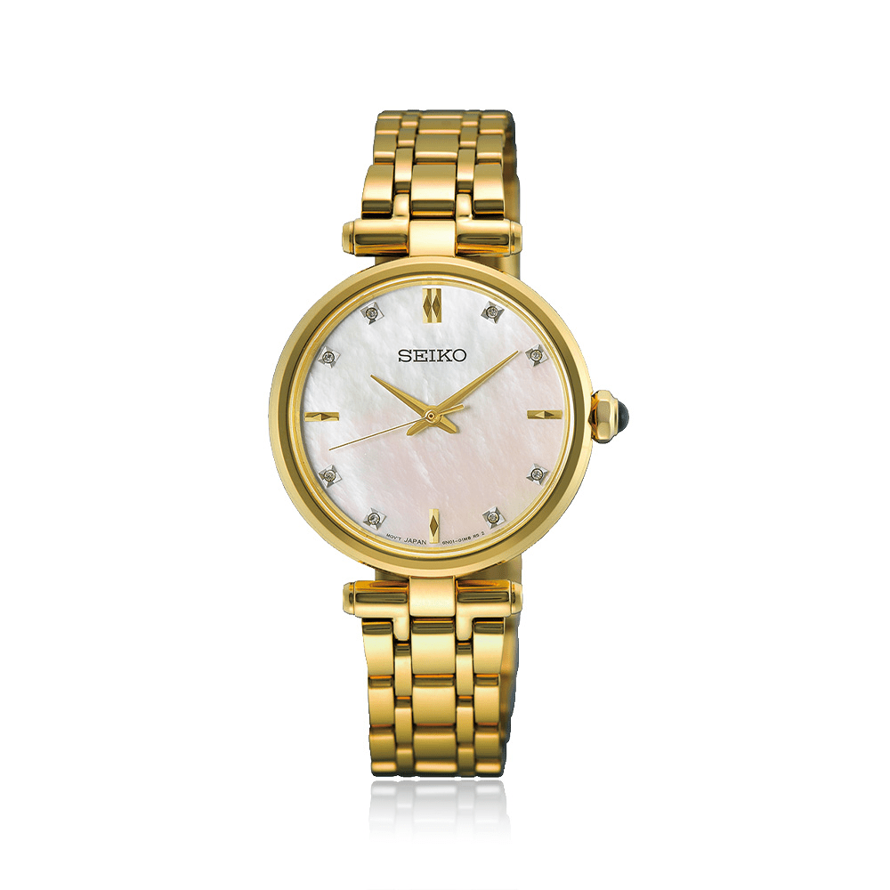 Seiko Caprice Gold Tone Watch HGH008P Watches Seiko 