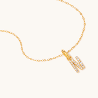 45cm Initial N Pendant Necklace in 18kt Fine Gold Plating Pendants Bevilles 