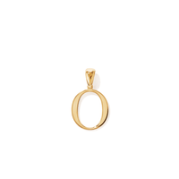 "O" Initial Pendant in 9kt Bonded Gold Silver Filled Pendants Bevilles 