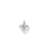 Puff Heart Pendant in Sterling Silver Pendants Bevilles 