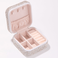 Iridescent Rhinestone Jewellery Box Bevilles 