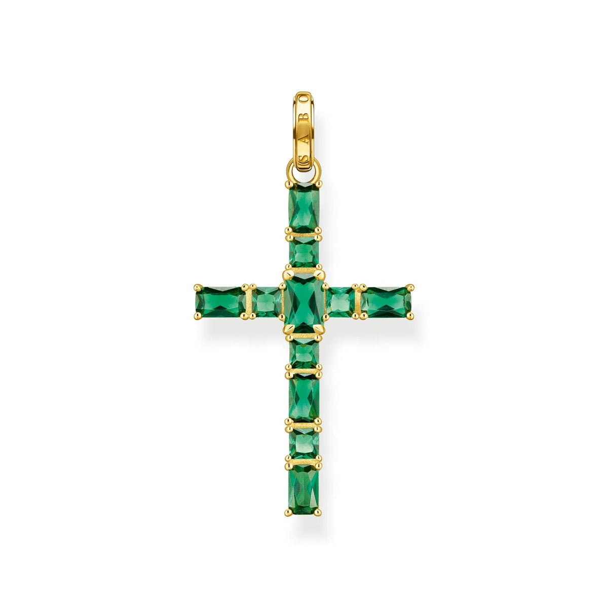 THOMAS SABO Heritage Green Cross Pendant Pendant Thomas Sabo 