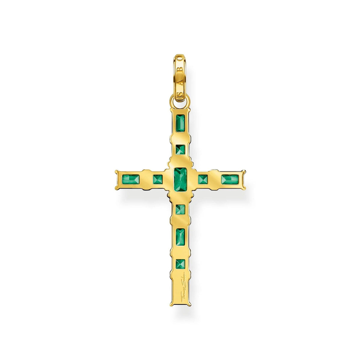 THOMAS SABO Heritage Green Cross Pendant Pendant Thomas Sabo 