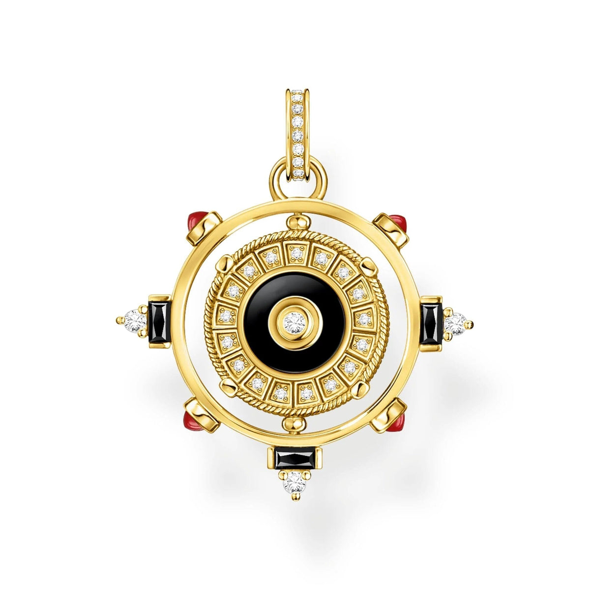 THOMAS SABO Rotating Coin Gold Pendant Pendant Thomas Sabo 