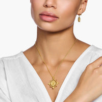 THOMAS SABO Rotating Coin Gold Pendant Pendant Thomas Sabo 