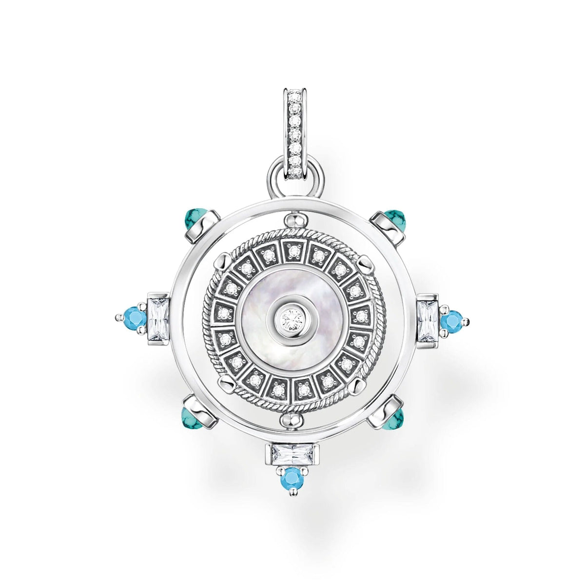 THOMAS SABO Rotating Coin Silver Pendant Pendant Thomas Sabo 