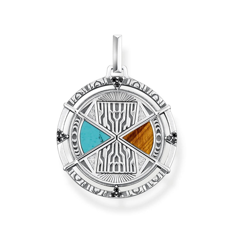 THOMAS SABO Lucky Charm Turquoise And Tiger's Eye Pendant Pendant Thomas Sabo 