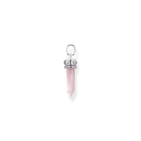 THOMAS SABO Rose Quartz Crystal Pendant Silver Pendants THOMAS SABO 