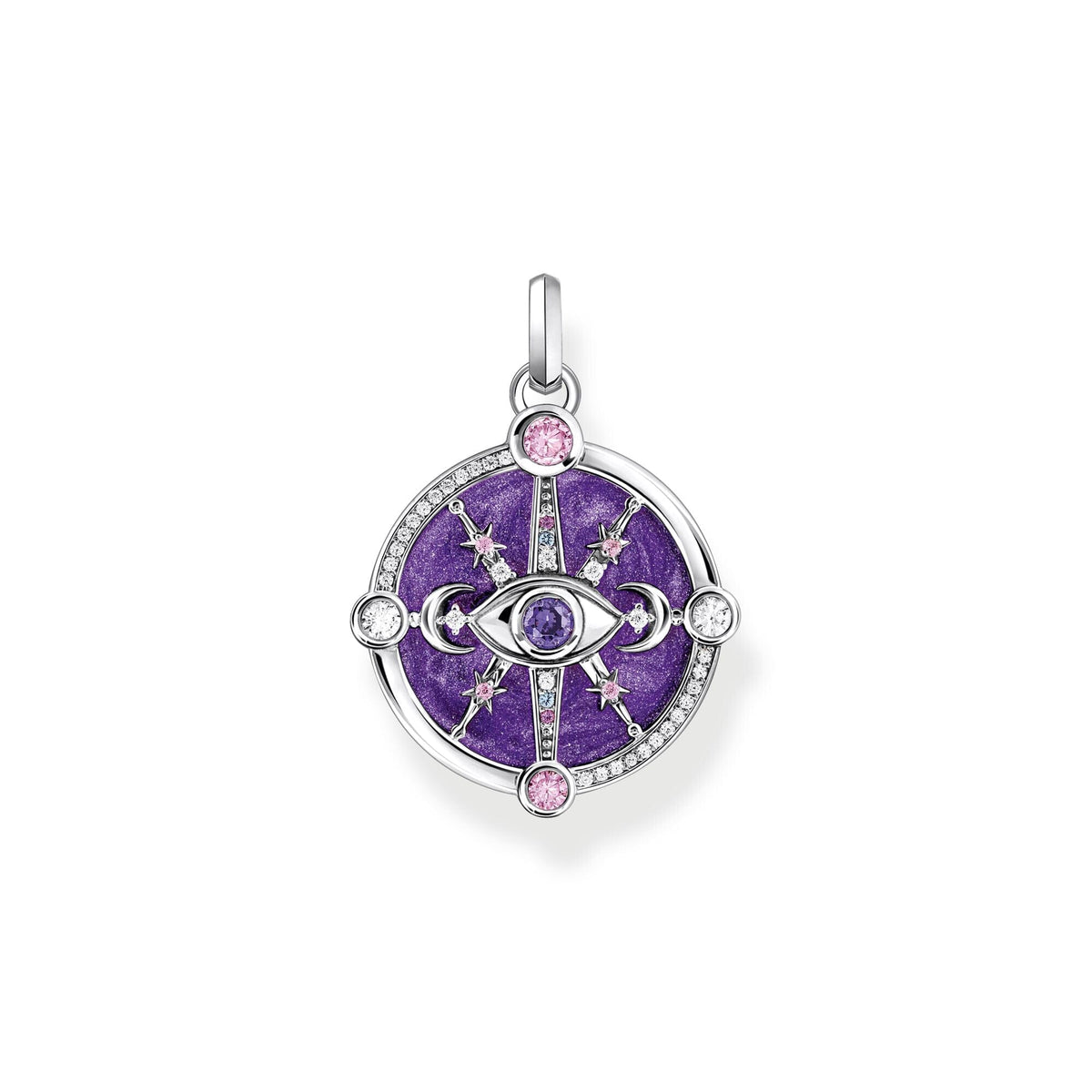 THOMAS SABO Silver Cosmic Eye Pendant with Colourful Stones Pendant Thomas Sabo 