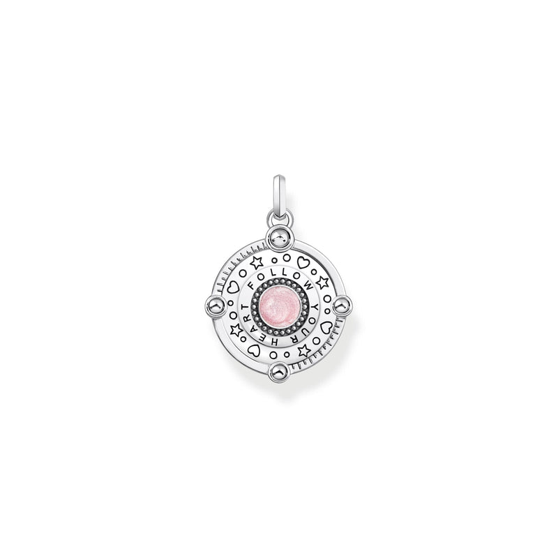 THOMAS SABO Small Pendant with Heart Planet Pendants THOMAS SABO 