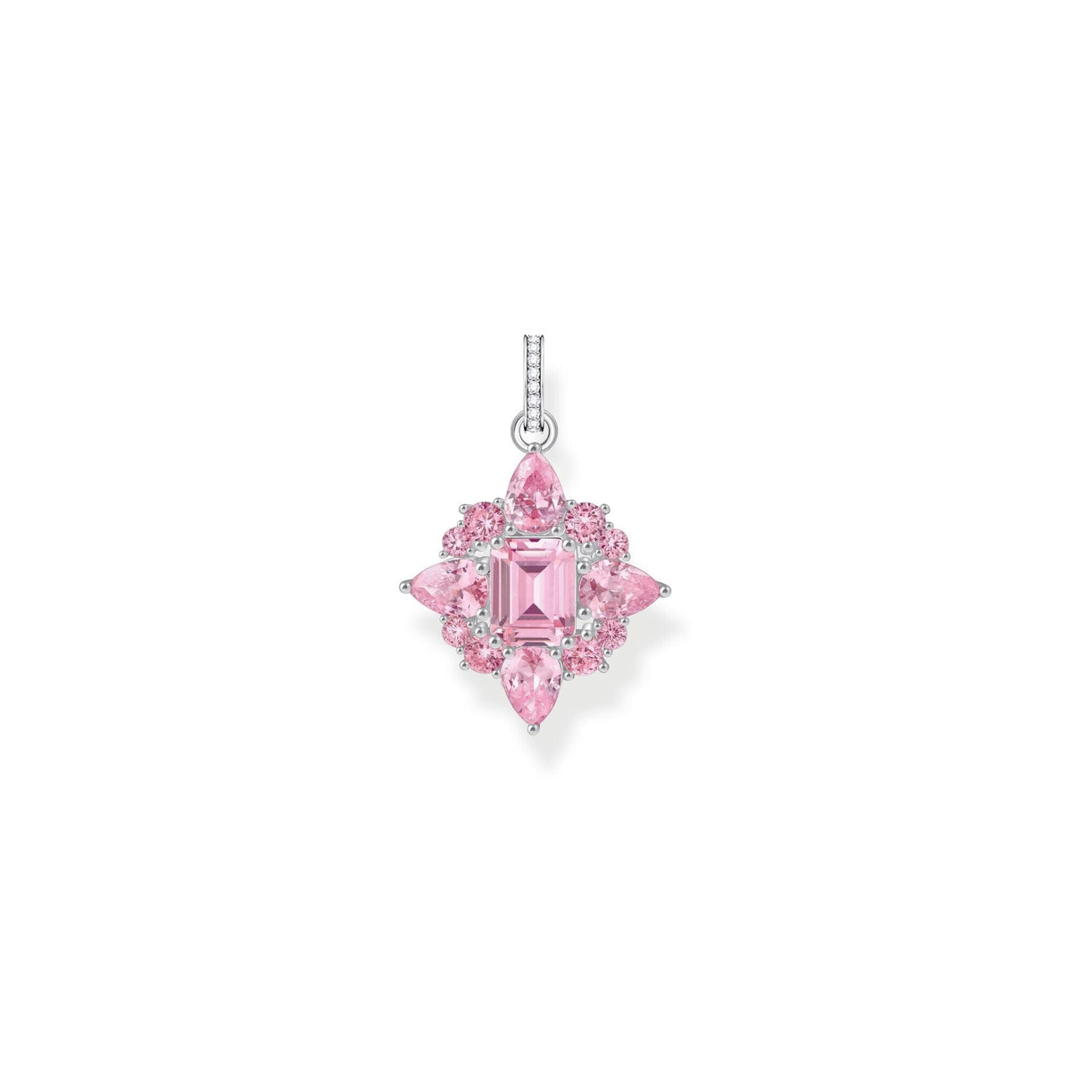 THOMAS SABO Pendant with Pink Zirconia Stones Pendants THOMAS SABO 