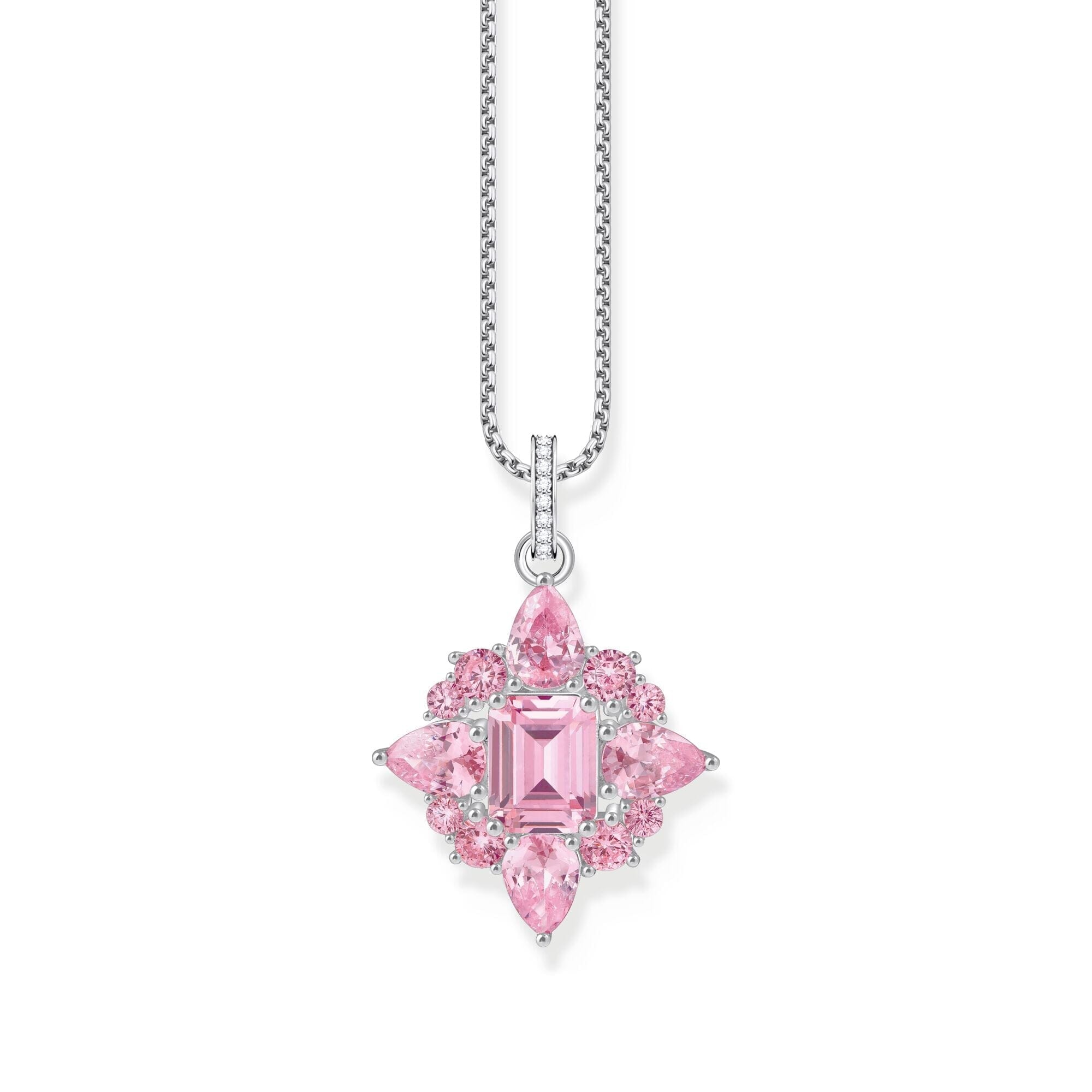 THOMAS SABO Pendant with Pink Zirconia Stones Pendants THOMAS SABO 