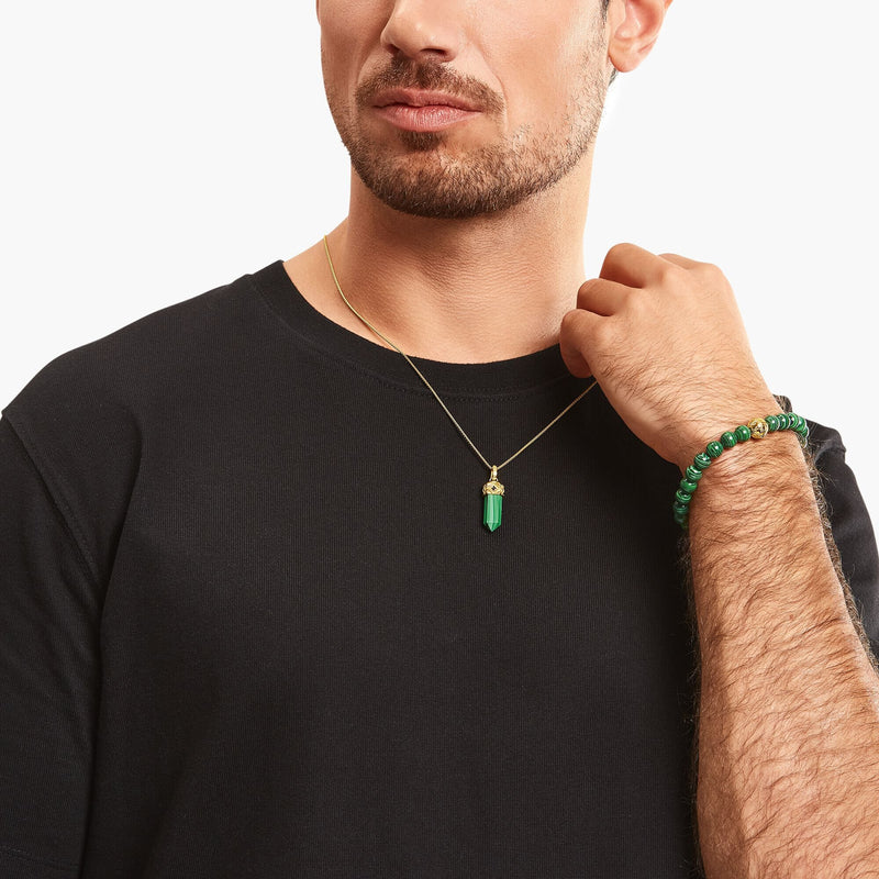 THOMAS SABO Malachite Crystal Pendant Pendants THOMAS SABO 