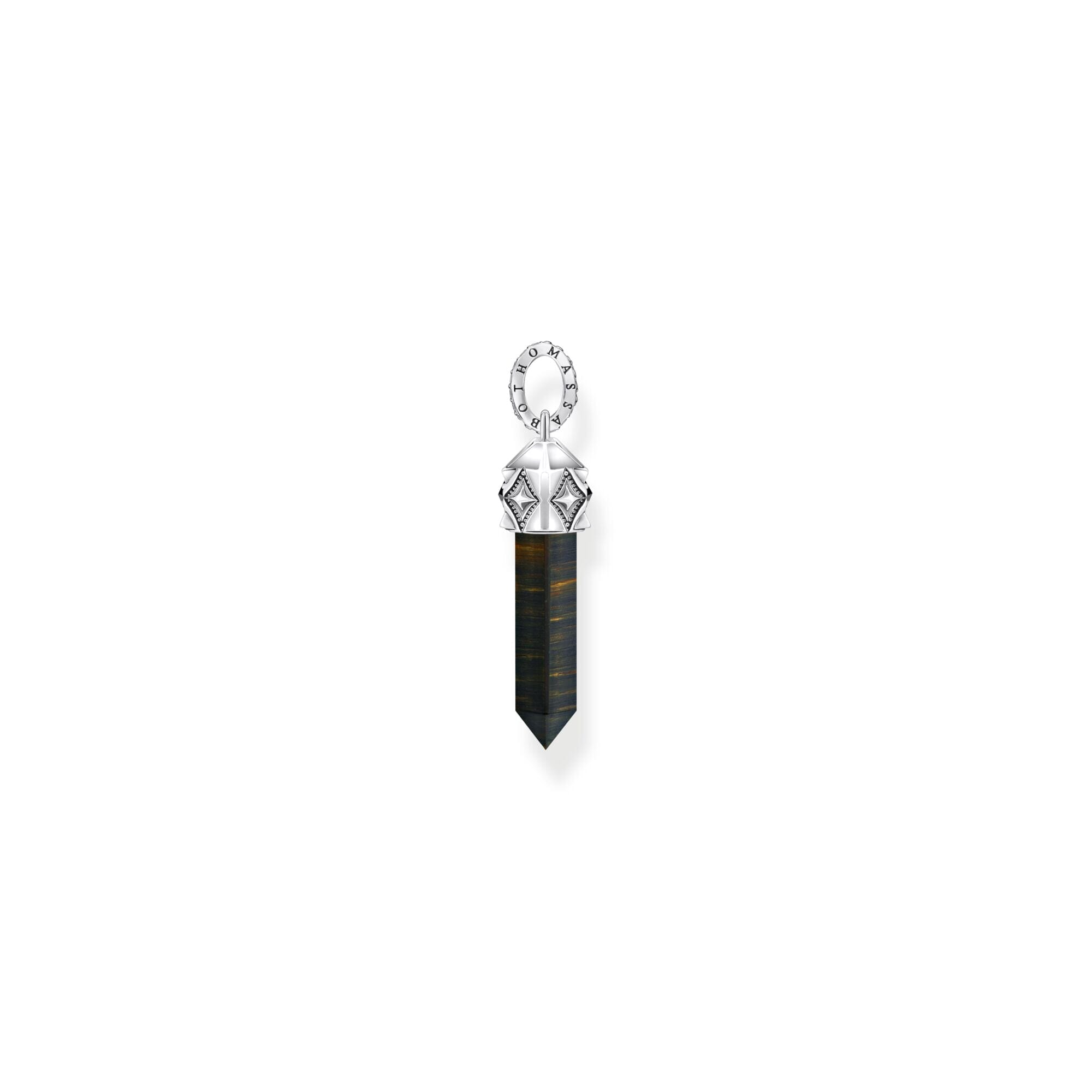 THOMAS SABO Crystal Pendant made from Golden Blue Tiger's Eye Pendants THOMAS SABO 