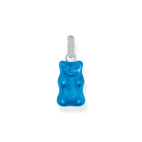 THOMAS SABO Large pendant with blue goldbears and zirconia Pendant THOMAS SABO 