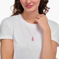 THOMAS SABO Pendant with pink Goldbears and zirconia Pendant THOMAS SABO 