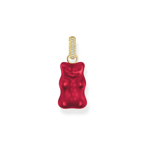 THOMAS SABO Large pendant with red goldbears and zirconia Pendant THOMAS SABO 