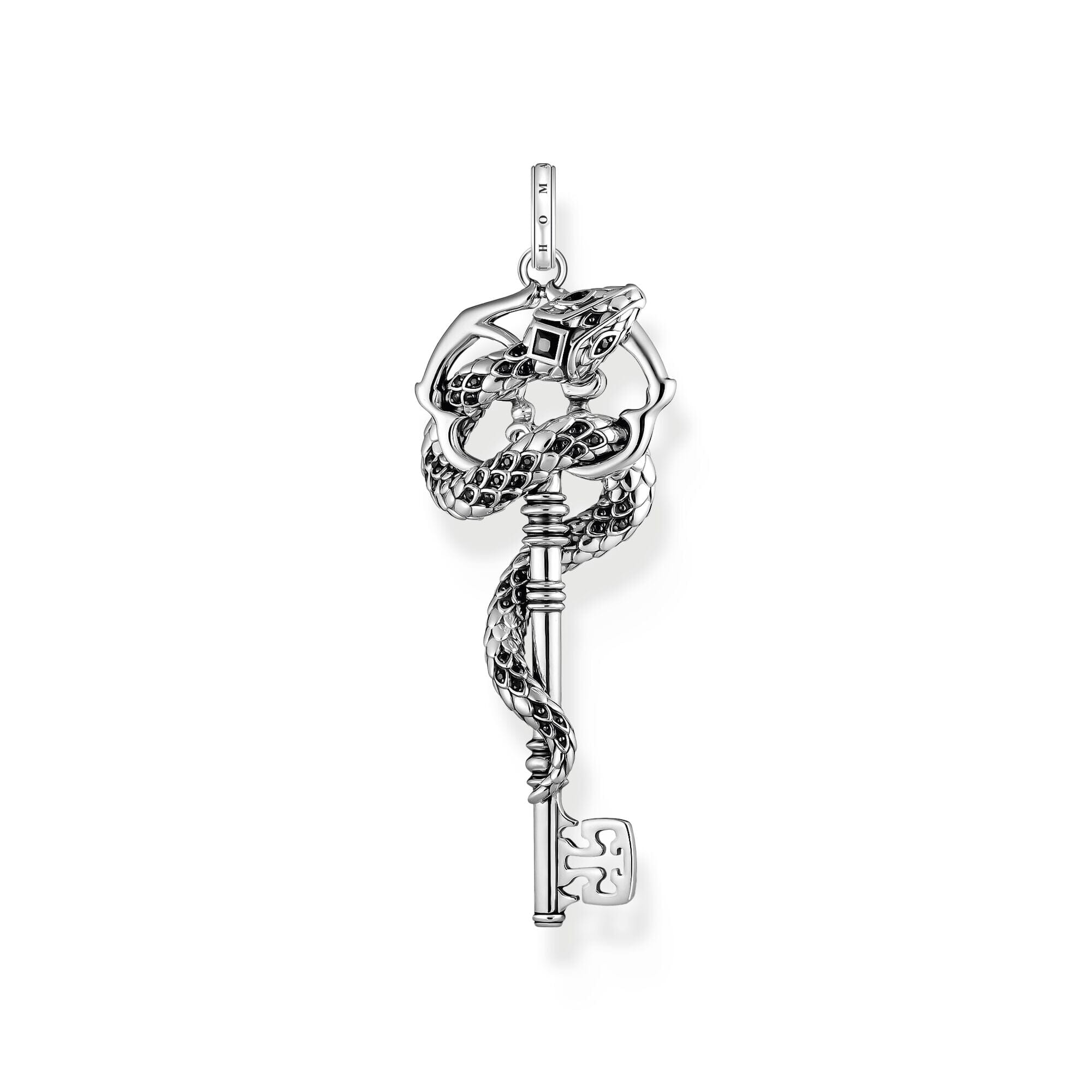 THOMAS SABO Snake pendant with vintage silver key Pendants Thomas Sabo 