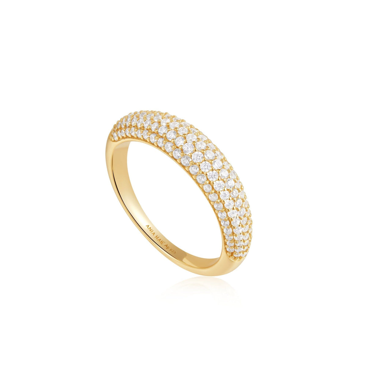 Ania Haie Gold Pave Dome Ring Rings Ania Haie 