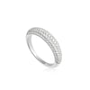 Ania Haie Silver Pave Dome Ring Rings Ania Haie 