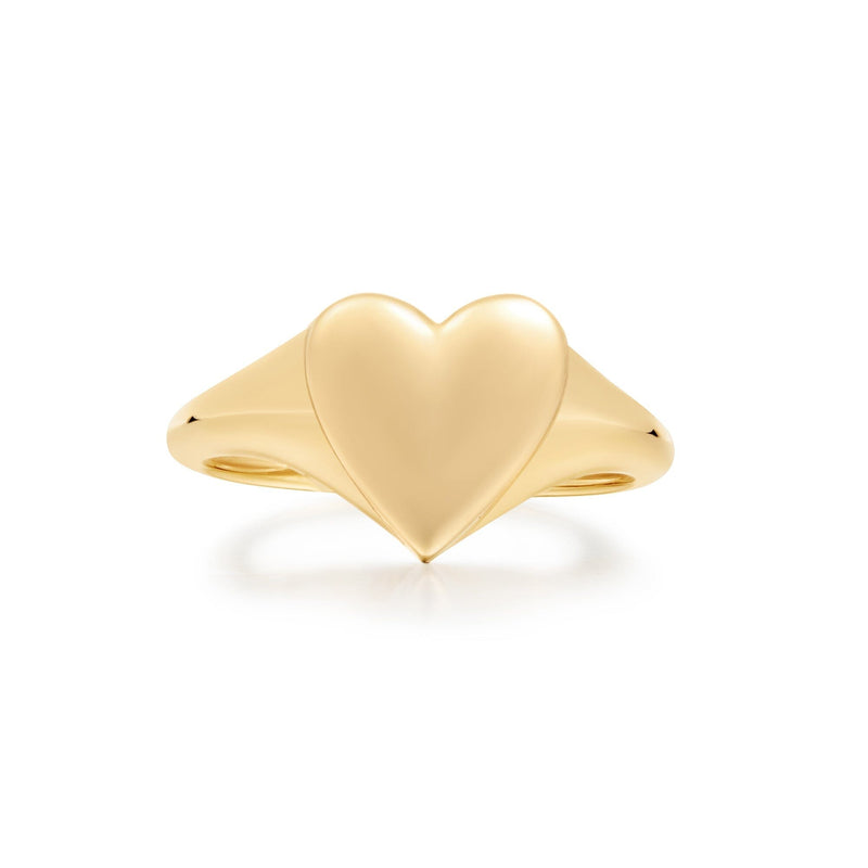 Ania Haie Gold Love Signet Ring Rings Ania Haie 