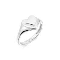 Ania Haie Silver Love Signet Ring Rings Ania Haie 