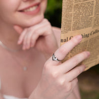 Ania Haie Silver Love Signet Ring Rings Ania Haie 