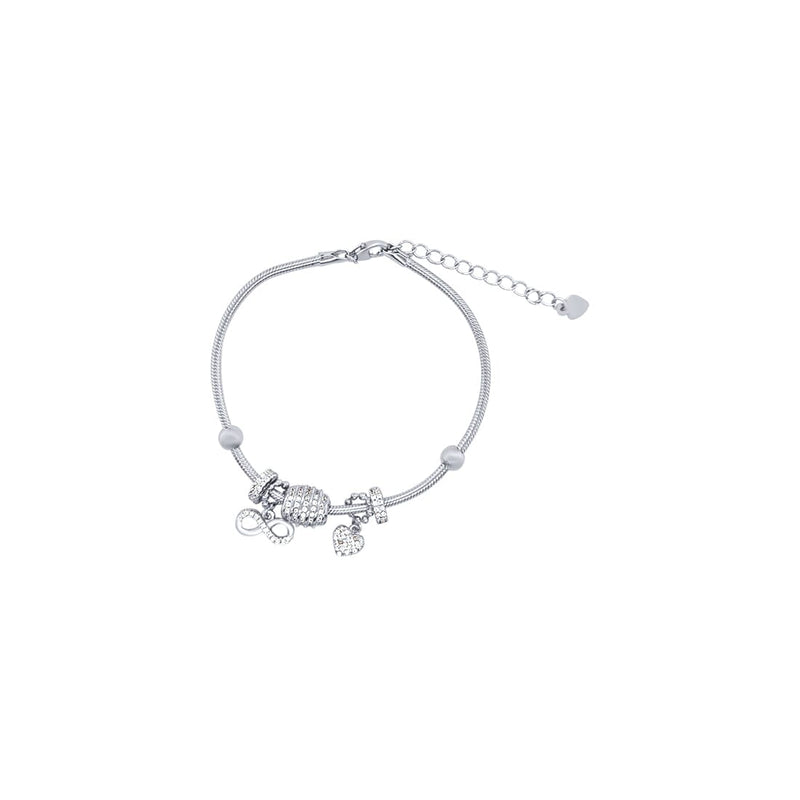 Charm Bracelet in Sterling Silver Bracelets Bevilles 