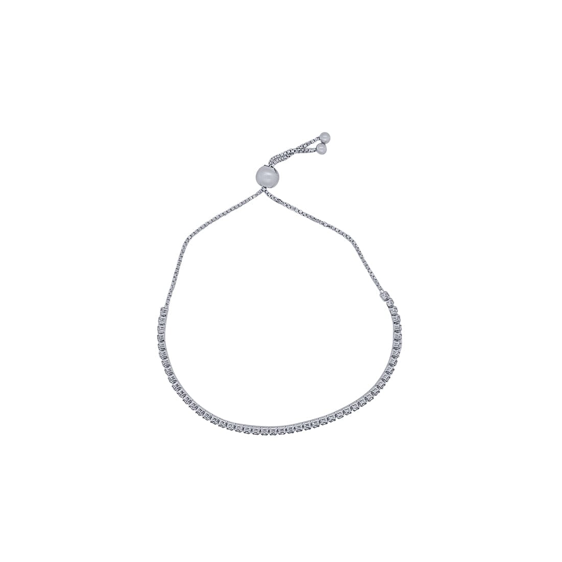 19cm Sterling Silver Bolo Tennis Bracelet Bracelets Bevilles 