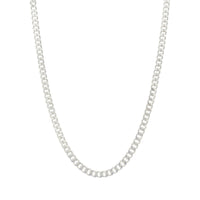 Sterling Silver Curb Chain Necklace 50cm Necklaces Bevilles 