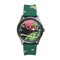 Fossil Special Edition Star Wars Boba Fett Three-Hand Green Silicone Watch SE1106 Watches Fossil 