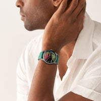 Fossil Special Edition Star Wars Boba Fett Three-Hand Green Silicone Watch SE1106 Watches Fossil 