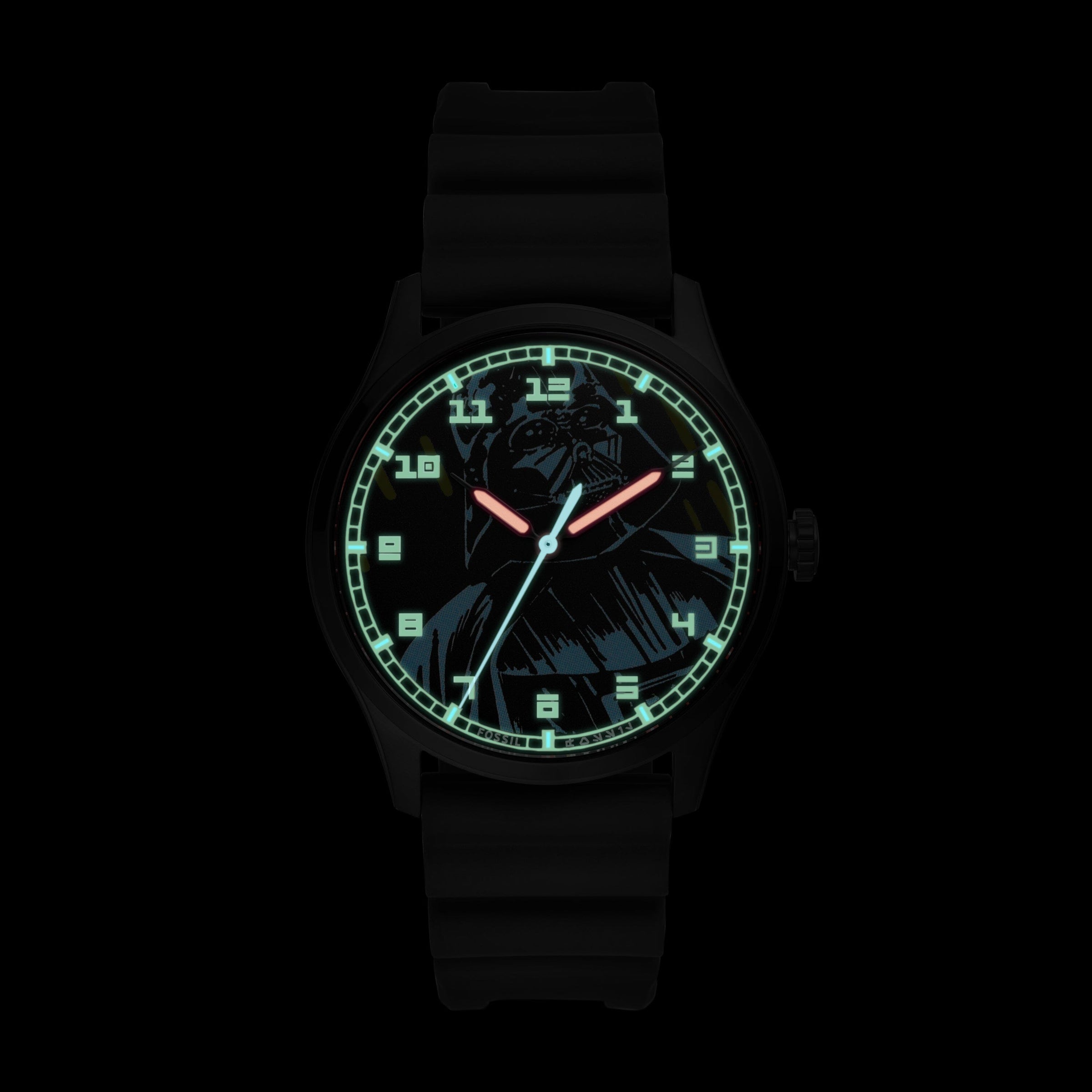 Fossil Special Edition Star Wars Darth Vader Three-Hand Black Silicone Watch SE1107 Watches Fossil 